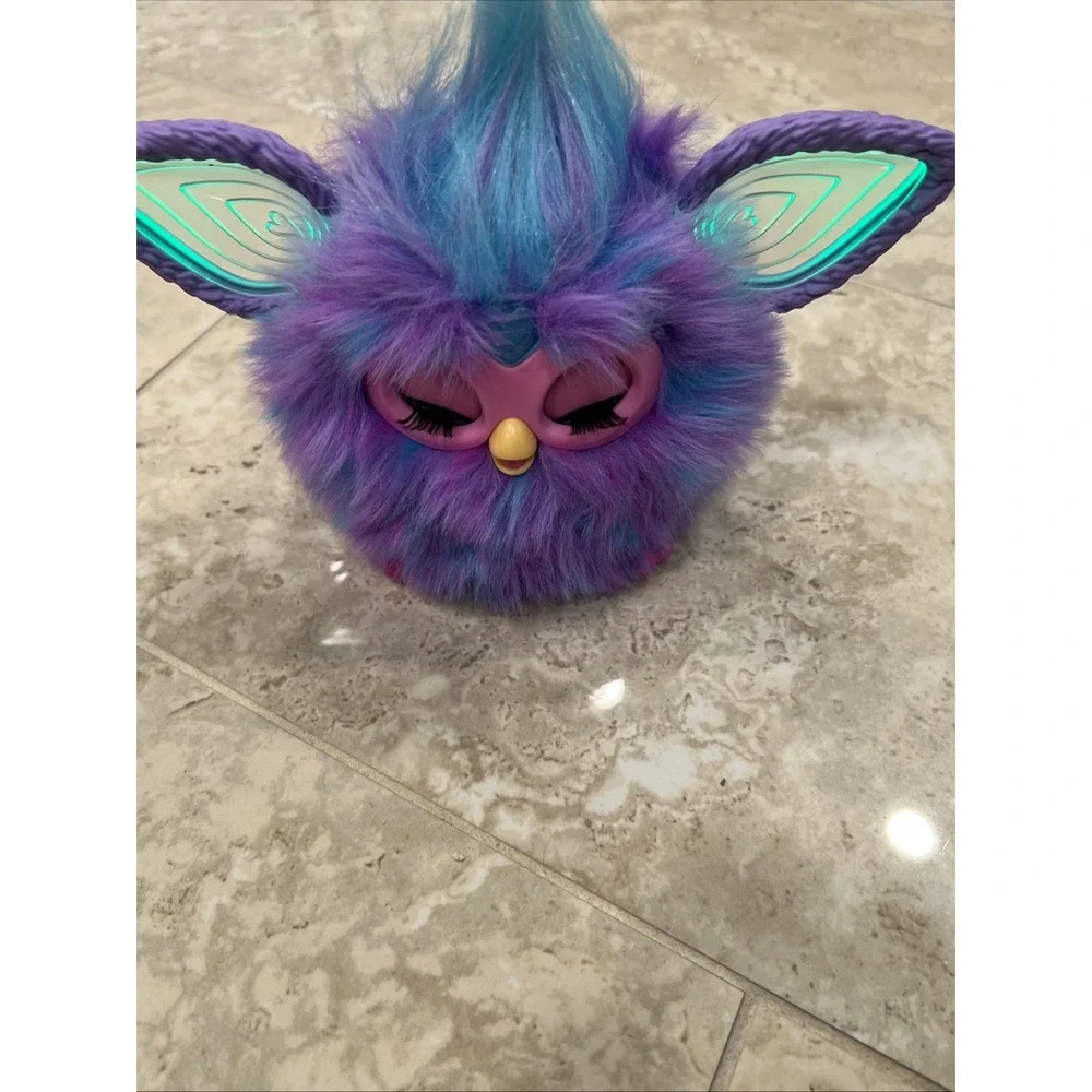 Furby Blue Purple Talking Plush‎ Interactive Electronic Toy 2023 Hasbro